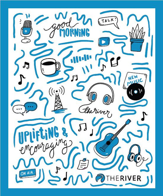 River Doodle Blanket