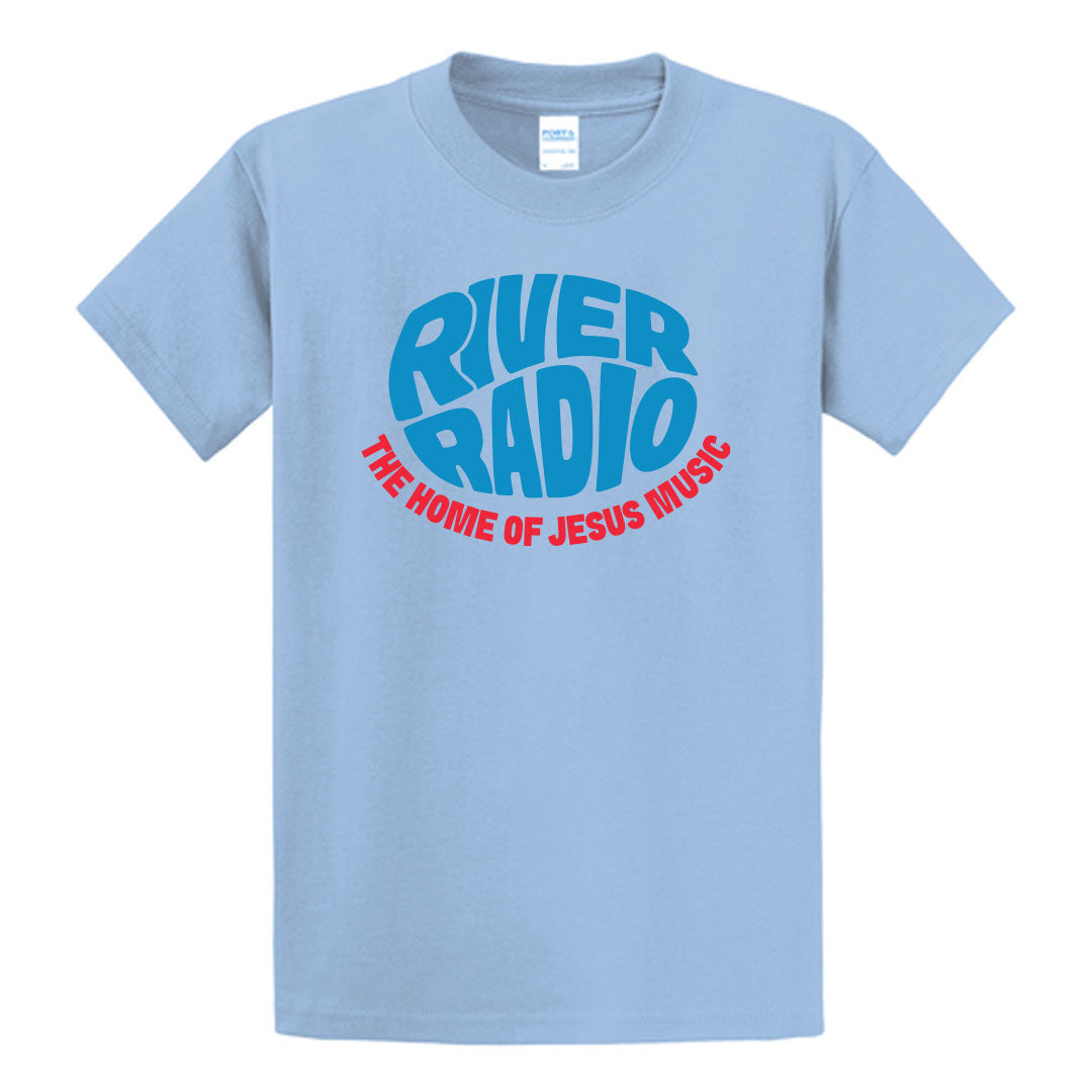 Home of Jesus Music Shirt - Light Blue