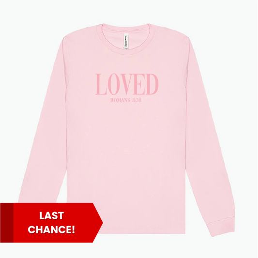 LOVED Pink Long Sleeve Tee