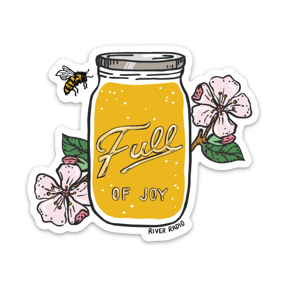 Full of Joy Sticker