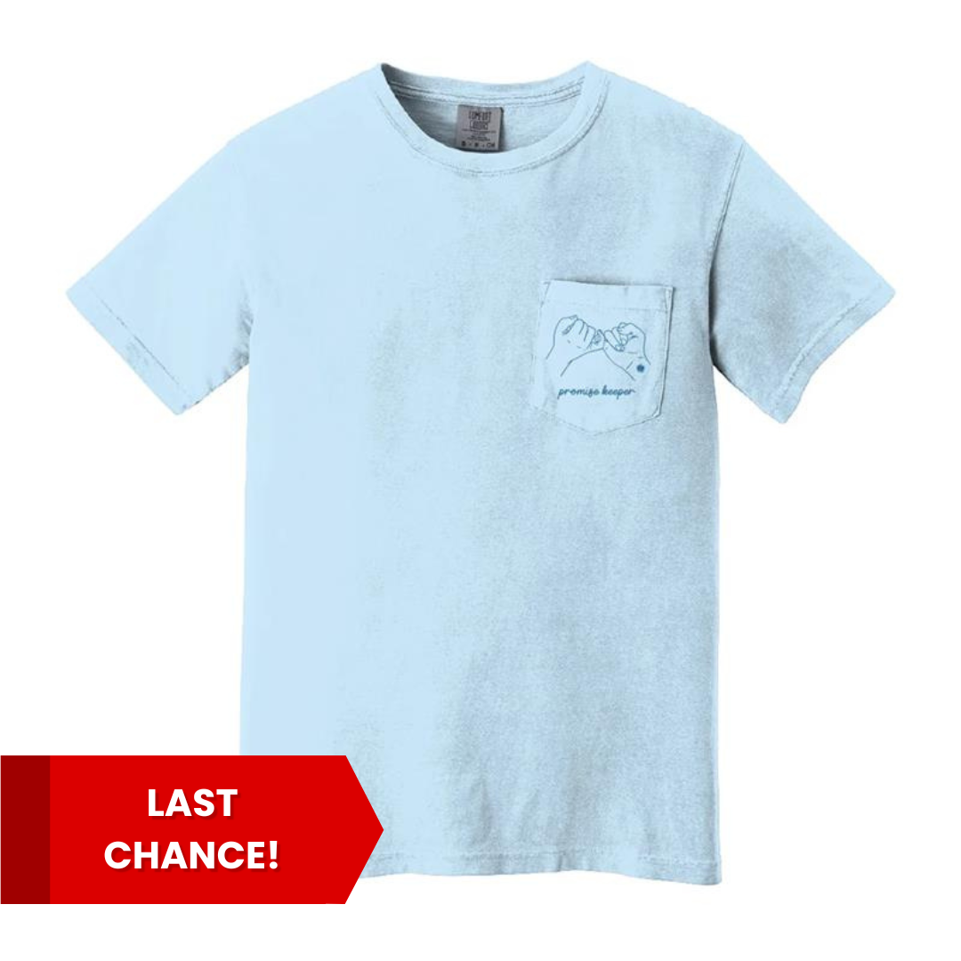 Promise Keeper Blue Pocket Tee