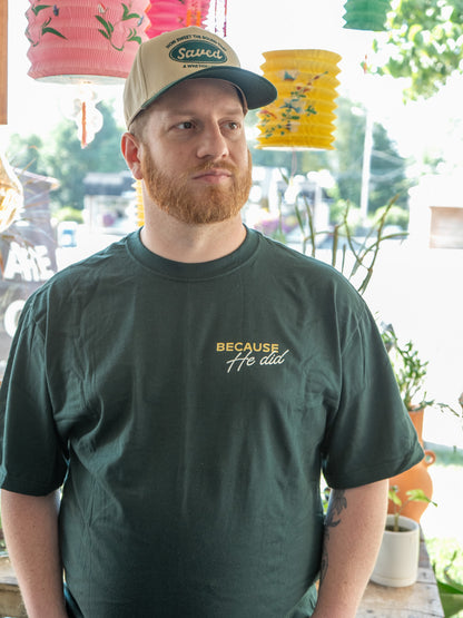 Because He Did - Oversized Boxy T-Shirt