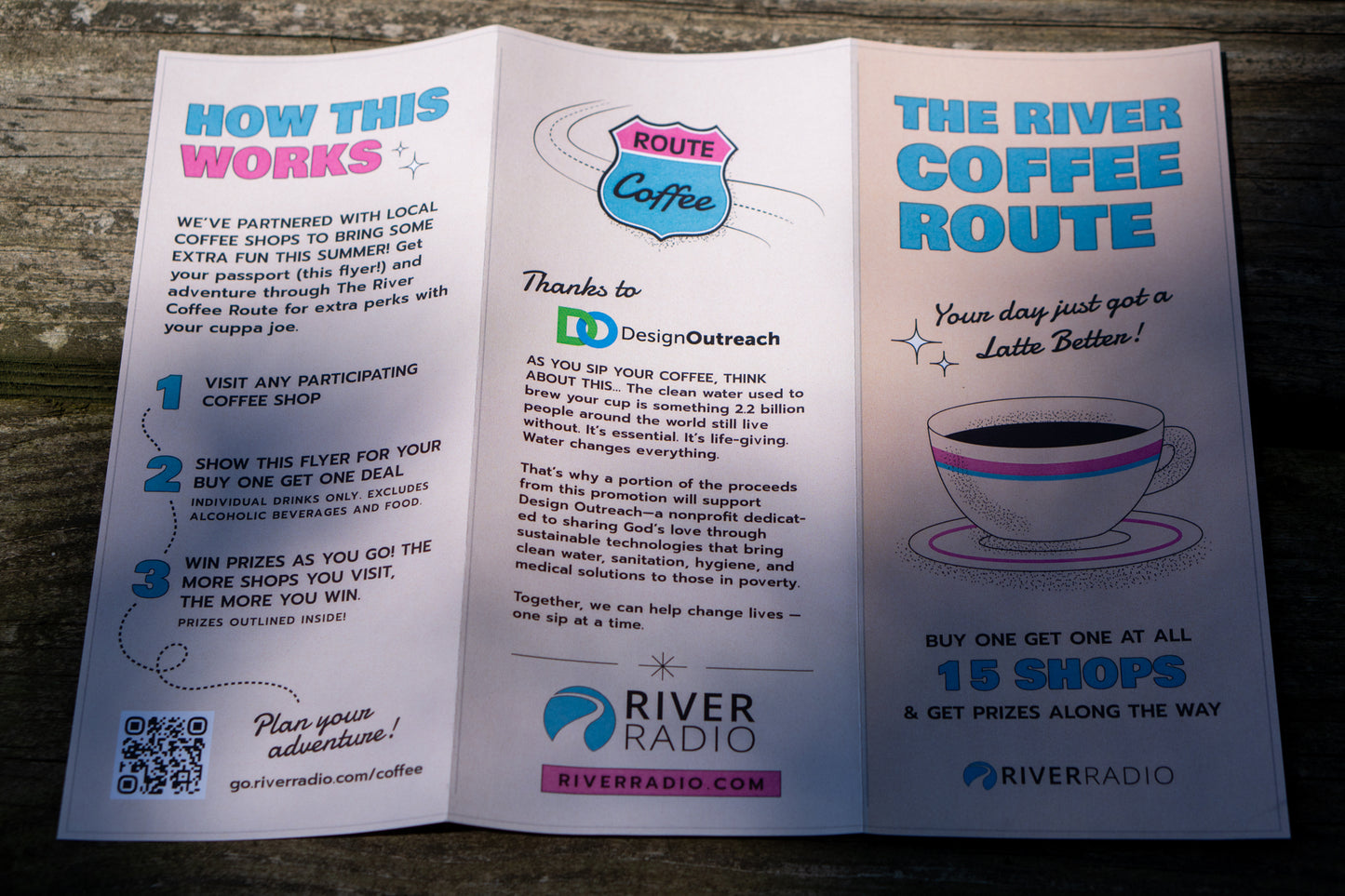 River Coffee Route Map