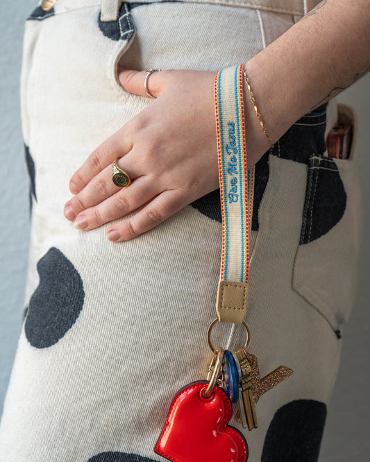 Give Me Jesus Embroidered Keychain
