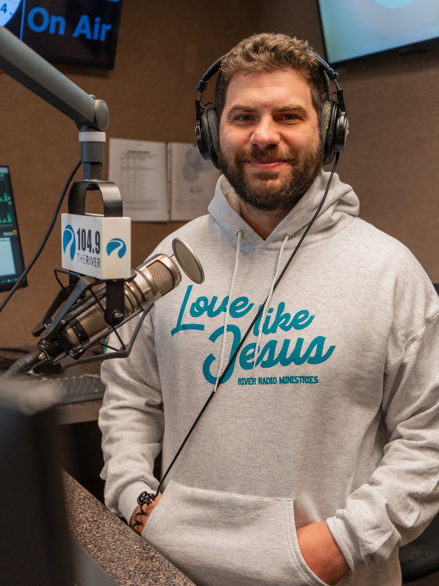 Love Like Jesus Hoodie - Gray