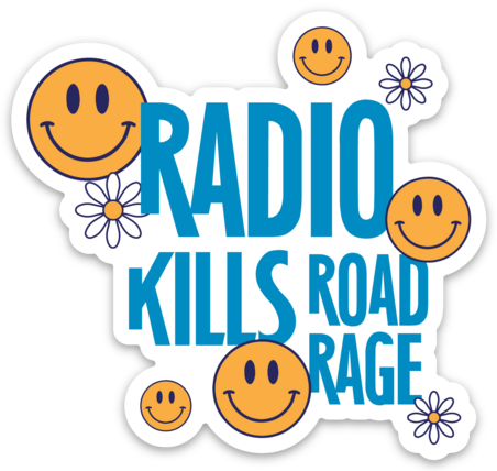 Radio Kills Road Rage Vinyl Sticker