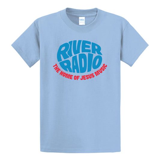 PRE-ORDER: Home of Jesus Music Shirt - Light Blue